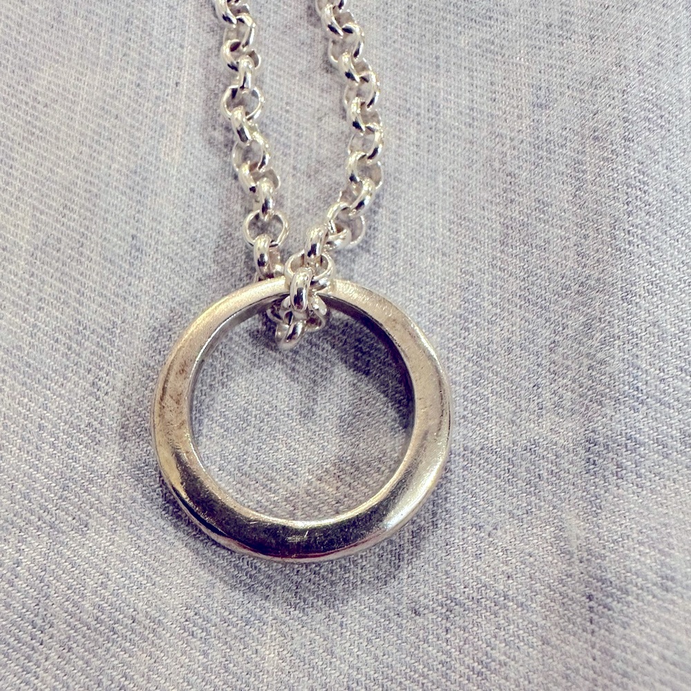 Jonas Unisex Sterling Silver Necklace